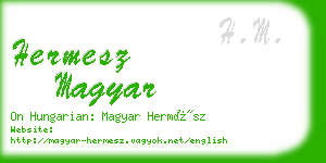 hermesz magyar business card